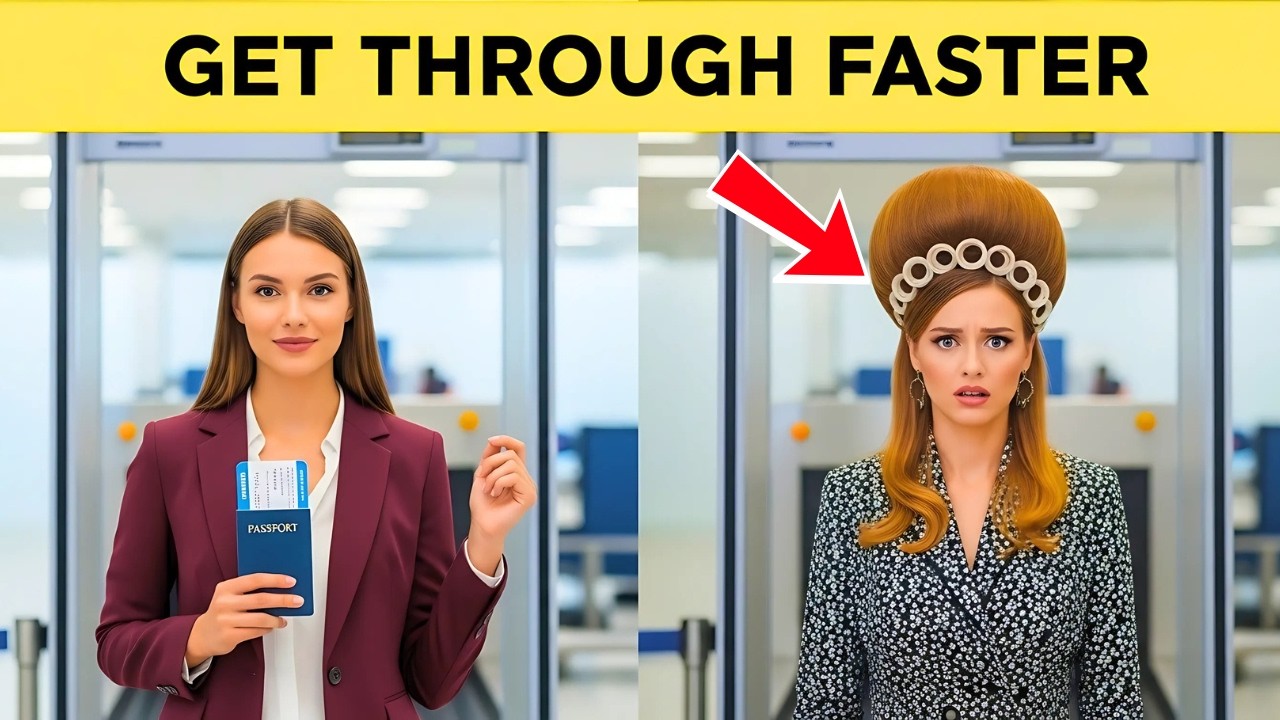 Youtube Thumbnail image of : 15+ Airport Tricks to Travel Safer and Easier!