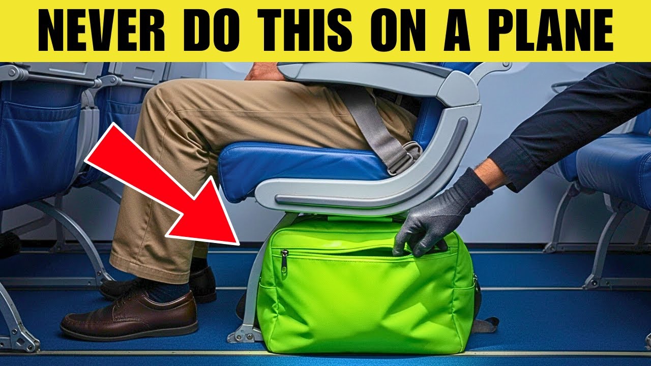 Youtube Thumbnail image of : Airline Secrets Revealed: NEVER Put Your Bag Here in 2025!