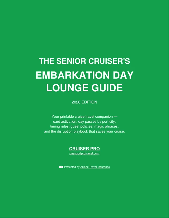 Embarkation Day Lounge Guide