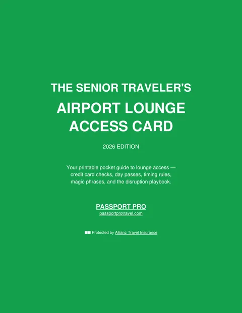 Airport Lounge Access Card