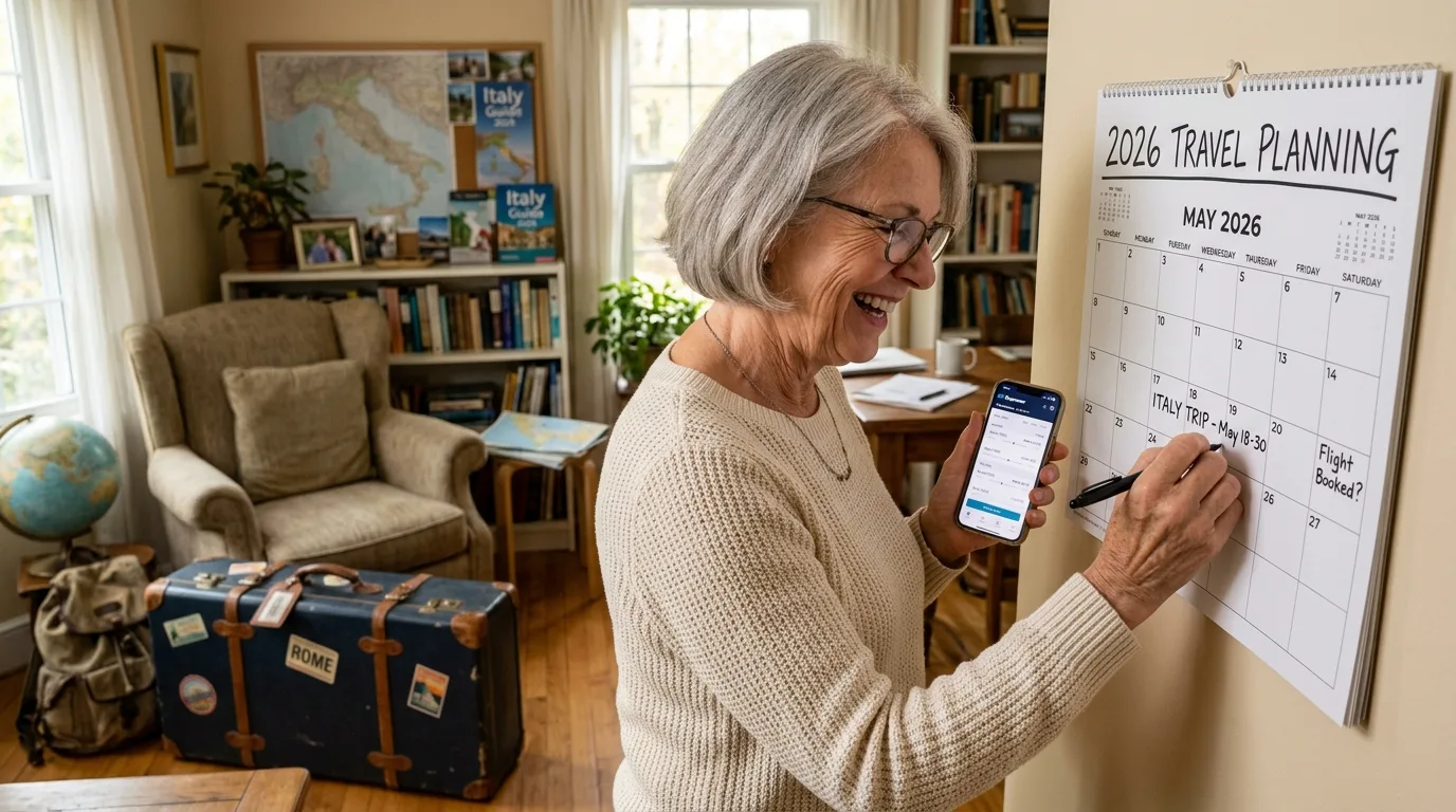 Senior traveler using flexible dates instead of a southwest airlines senior discount to plan cheap 2026 flights