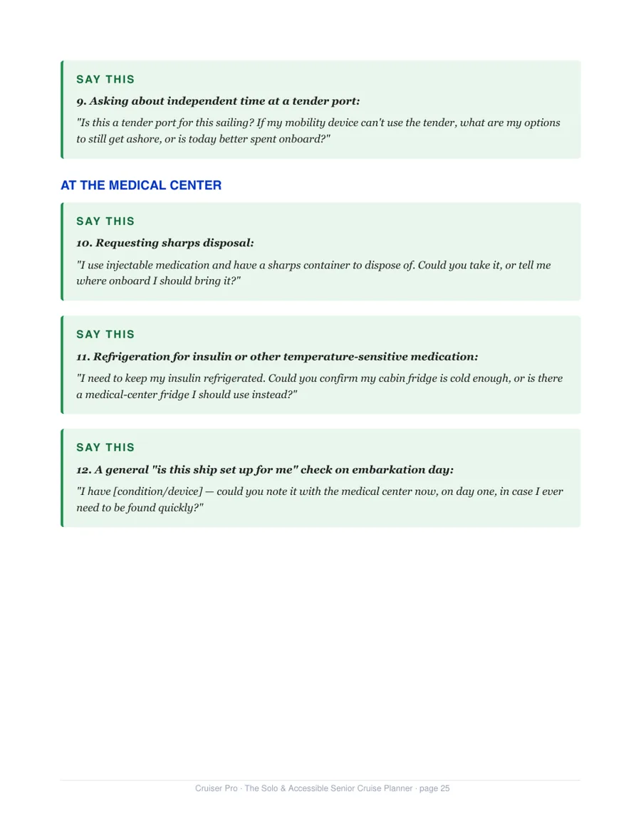 Ask and get it pocket cards page from the planner